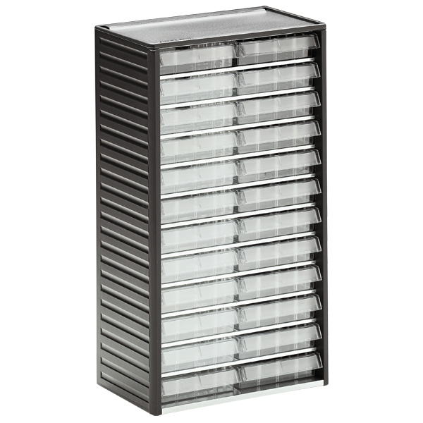 Ref 5523 Small parts (180 x 310 x 550mm) 24 drawers Plastic